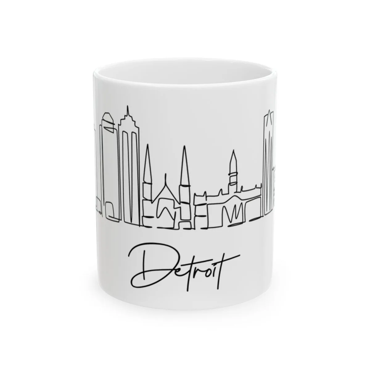 Detroit Skyline Mug