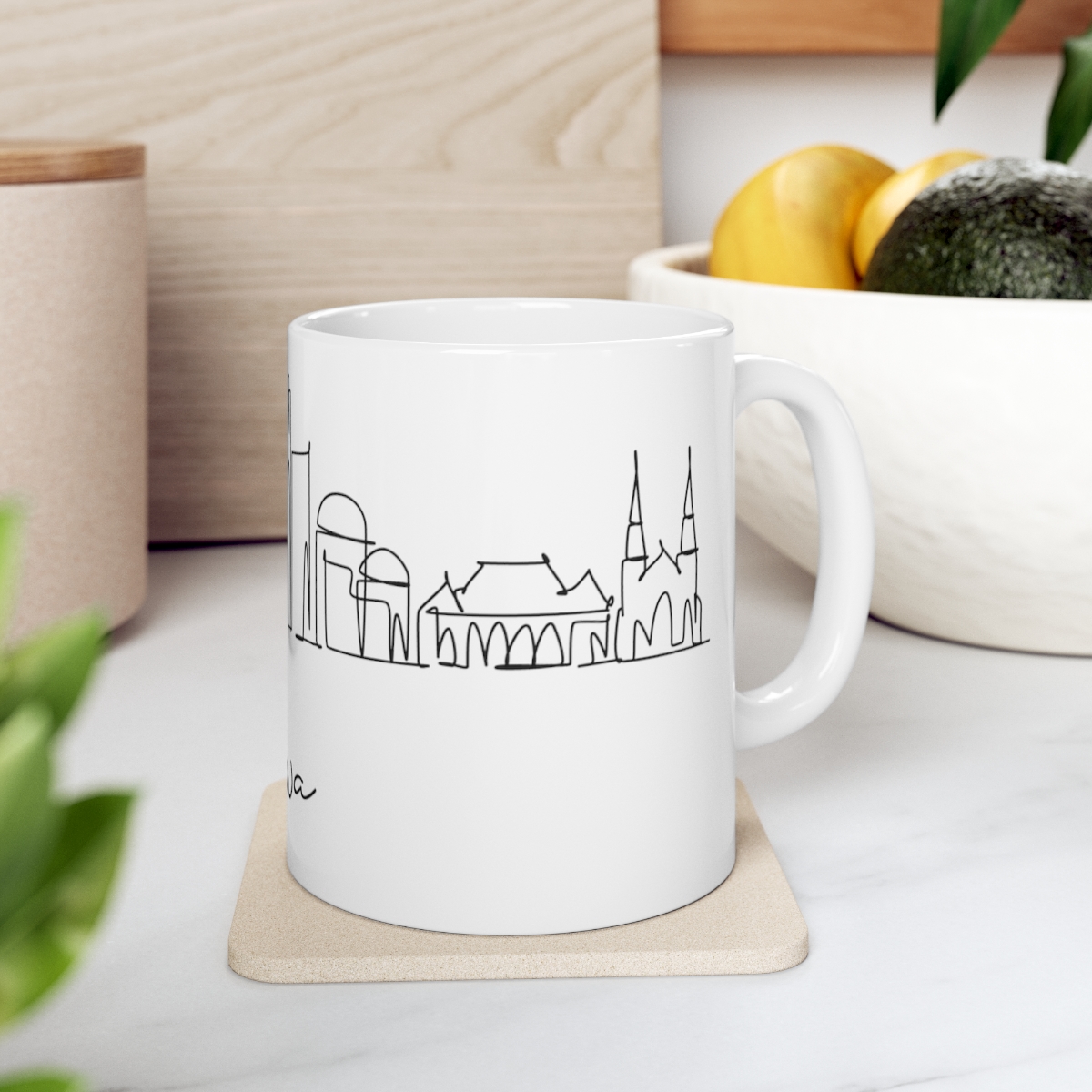 Ottawa City Skyline Canada White Mug 11oz Ceramic - Image 7