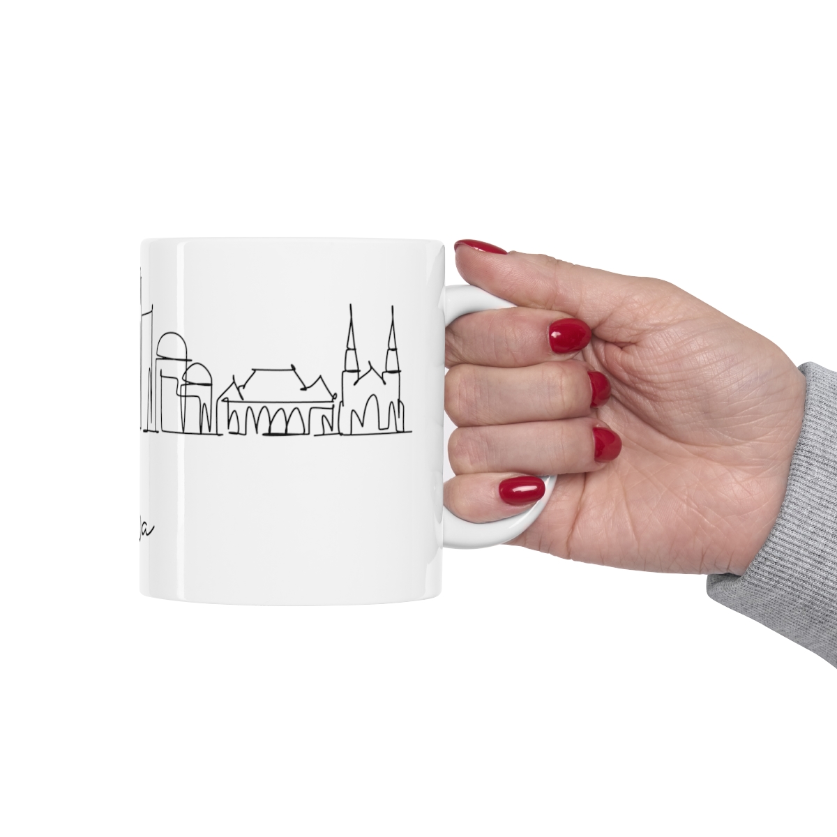 Ottawa City Skyline Canada White Mug 11oz Ceramic - Image 12