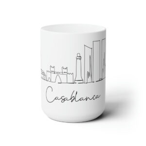 Charleston City Skyline White Mug 15oz Ceramic