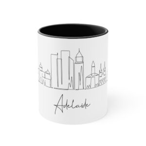 Adelaide City Skyline Accent Mug 11oz Ceramic