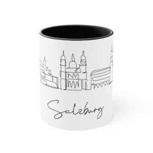 Salzburg City Skyline Accent Mug 11oz Ceramic