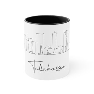 Tallahassee City Skyline 2 Accent Mug 11oz Ceramic