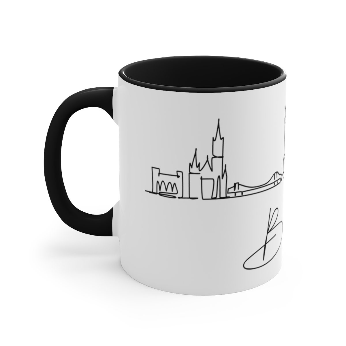 Budapest City Skyline Hungary Accent Mug 11oz Ceramic - Image 6