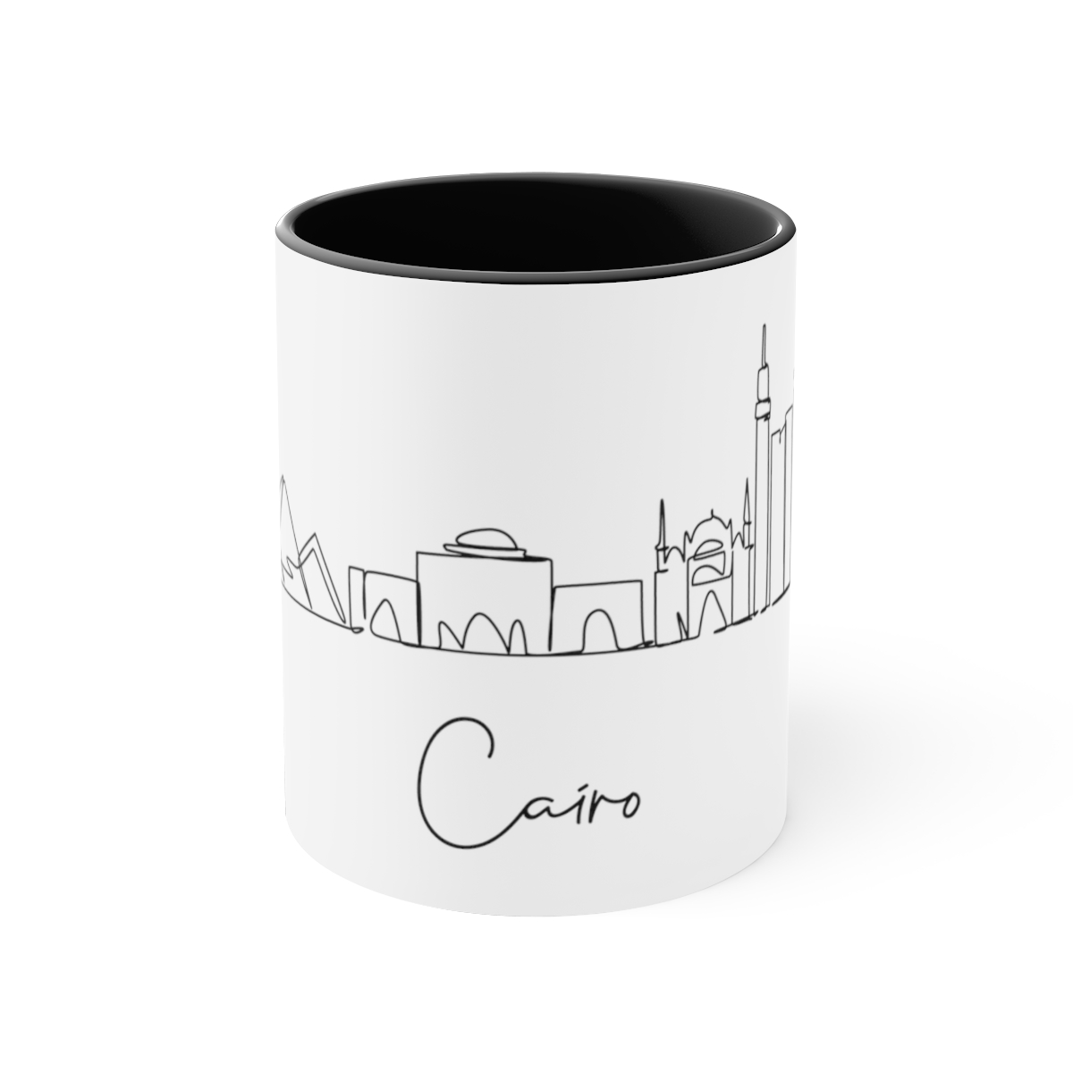 Cairo City Skyline Egypt Accent Mug 11oz Ceramic - Image 5