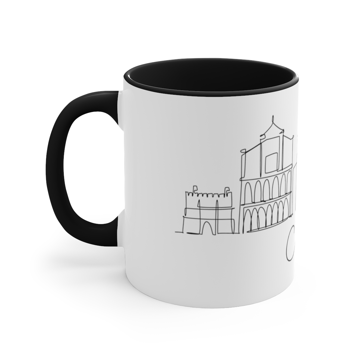 Cologne City Skyline Accent Mug 11oz Ceramic - Image 6