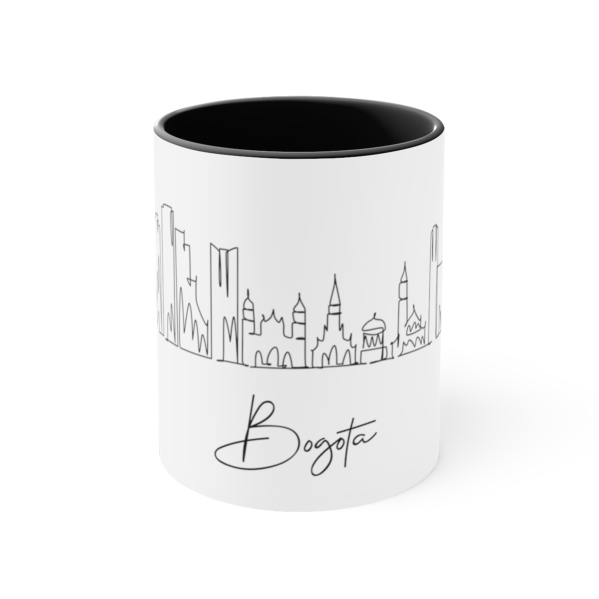 Bogota City Skyline Accent Mug 11oz Ceramic - Image 5