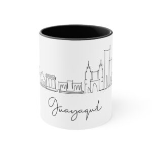 Guayaquil City Skyline Accent Mug 11oz Ceramic