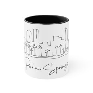 Palm Springs City Skyline Accent Mug 11oz Ceramic