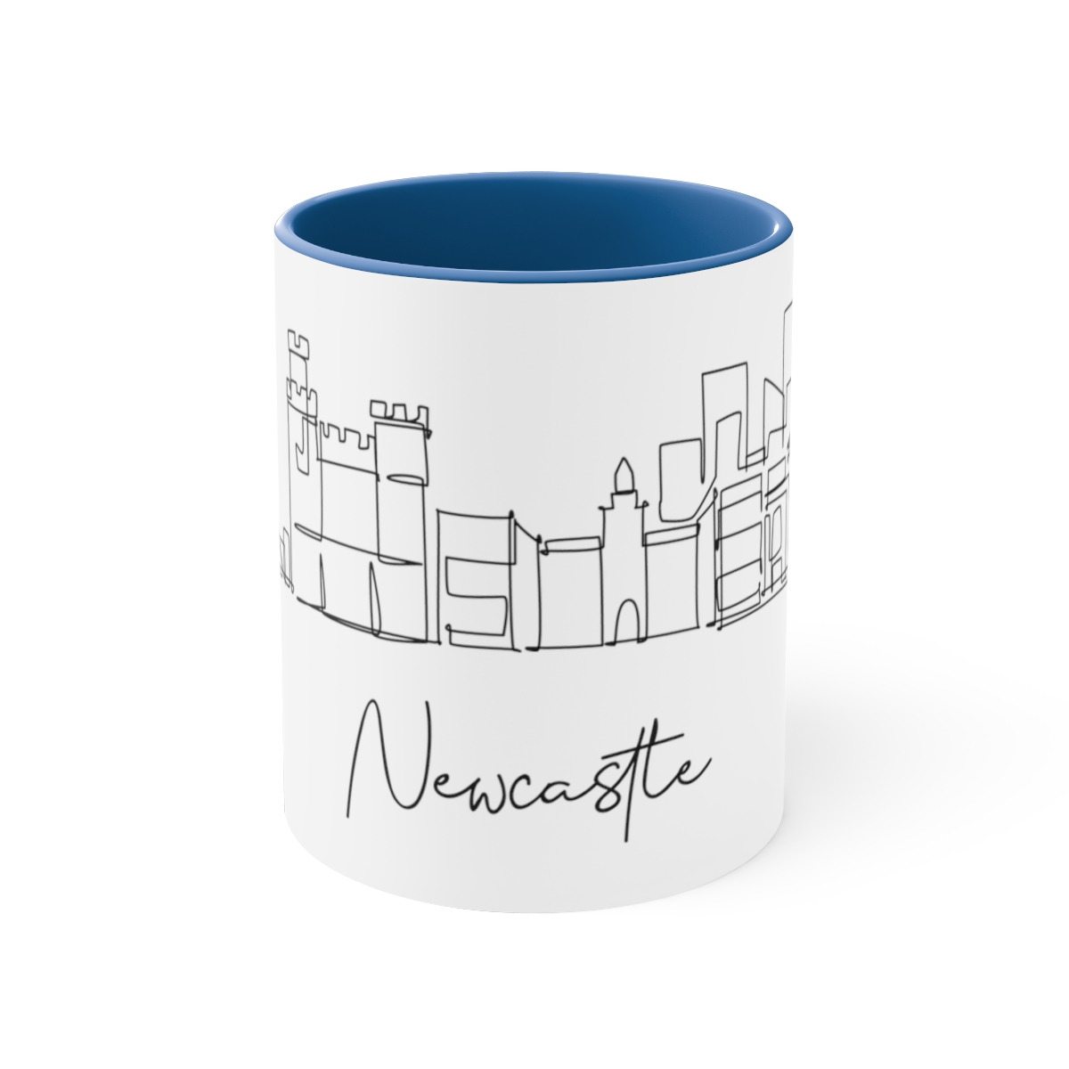 Newcastle City Skyline Accent Mug 11oz Ceramic - Image 13