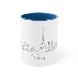Paris City Skyline Accent Mug 11oz Ceramic