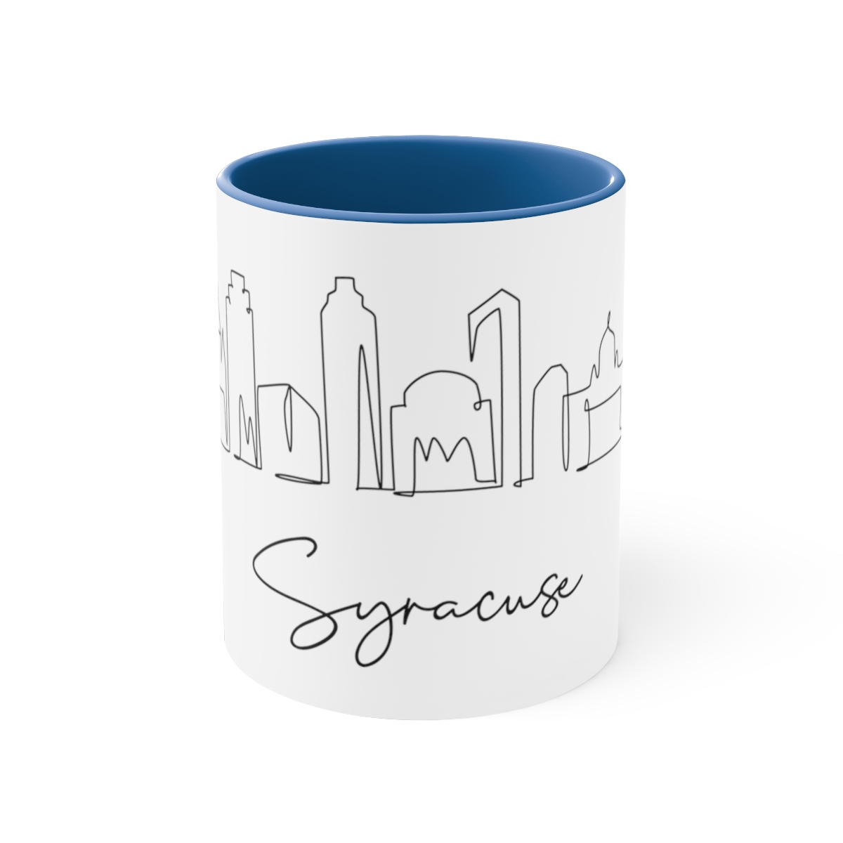 Syracuse City Skyline New York Accent Mug 11oz Ceramic - Image 9