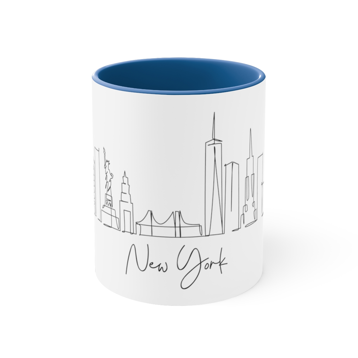 New York Skyline Accent Mug 11oz Ceramic - Image 13