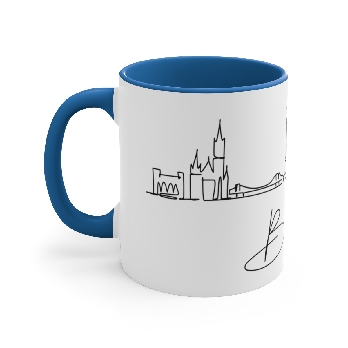 Budapest City Skyline Hungary Accent Mug 11oz Ceramic - Image 10
