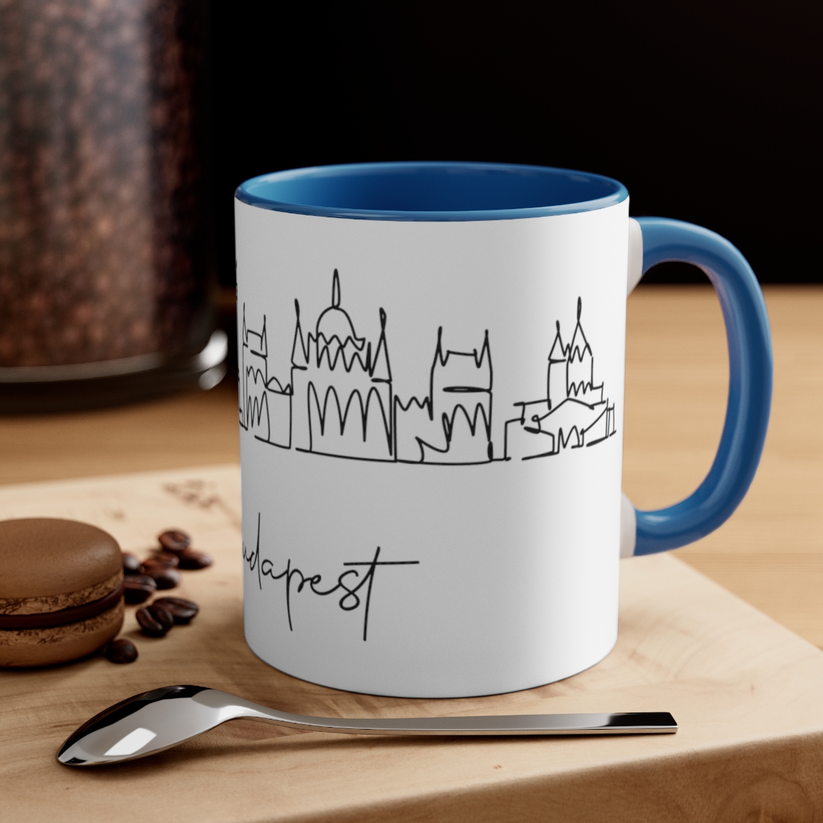 Budapest City Skyline Hungary Accent Mug 11oz Ceramic - Image 12