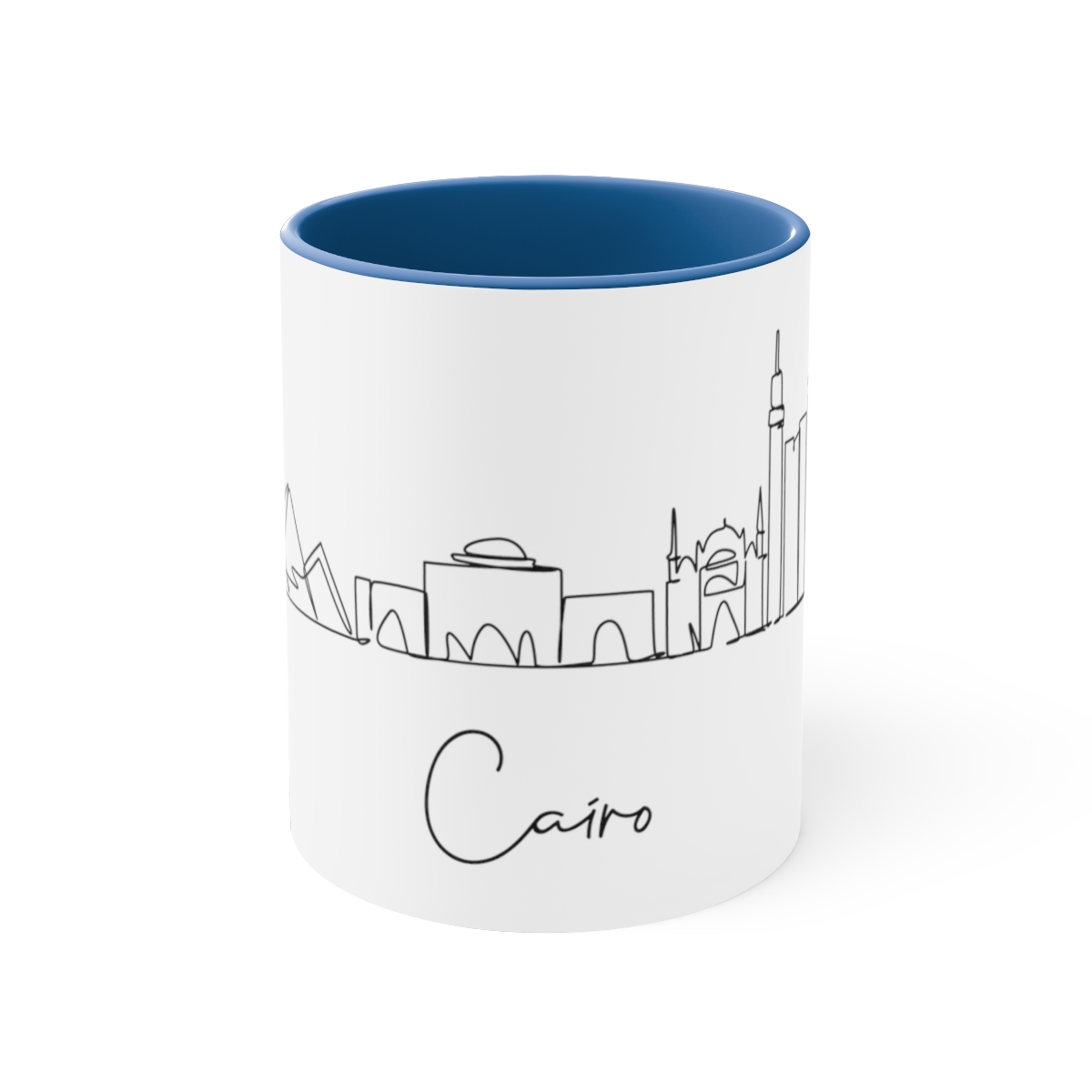Cairo City Skyline Egypt Accent Mug 11oz Ceramic - Image 9