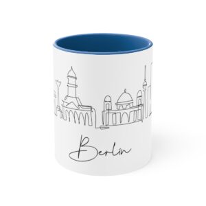 Berlin City Skyline 1 Germany Accent Mug 11oz Ceramic