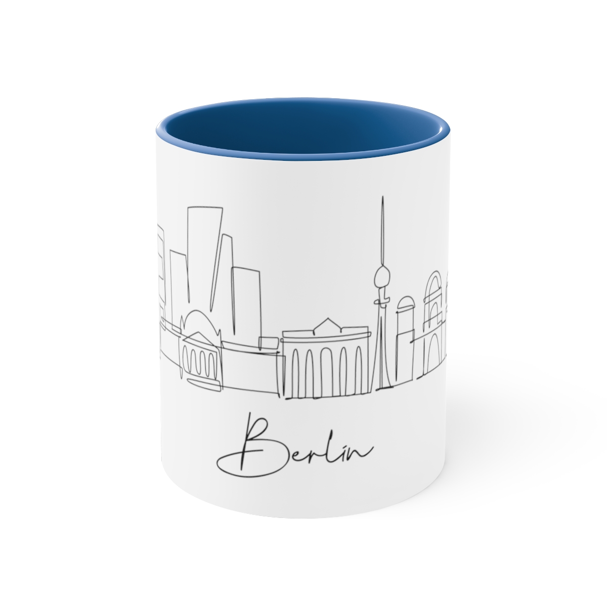 Berlin City Skyline 2 Germany Accent Mug 11oz Ceramic - Image 13