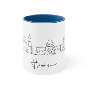 Havana City Skyline Cuba Accent Mug 11oz Ceramic