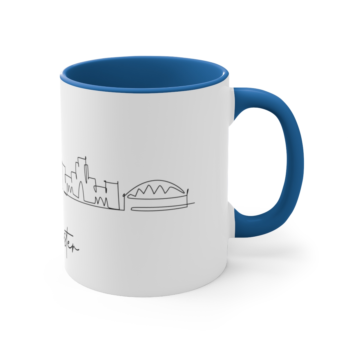 Rochester City Skyline York New Accent Mug 11oz Ceramic - Image 15