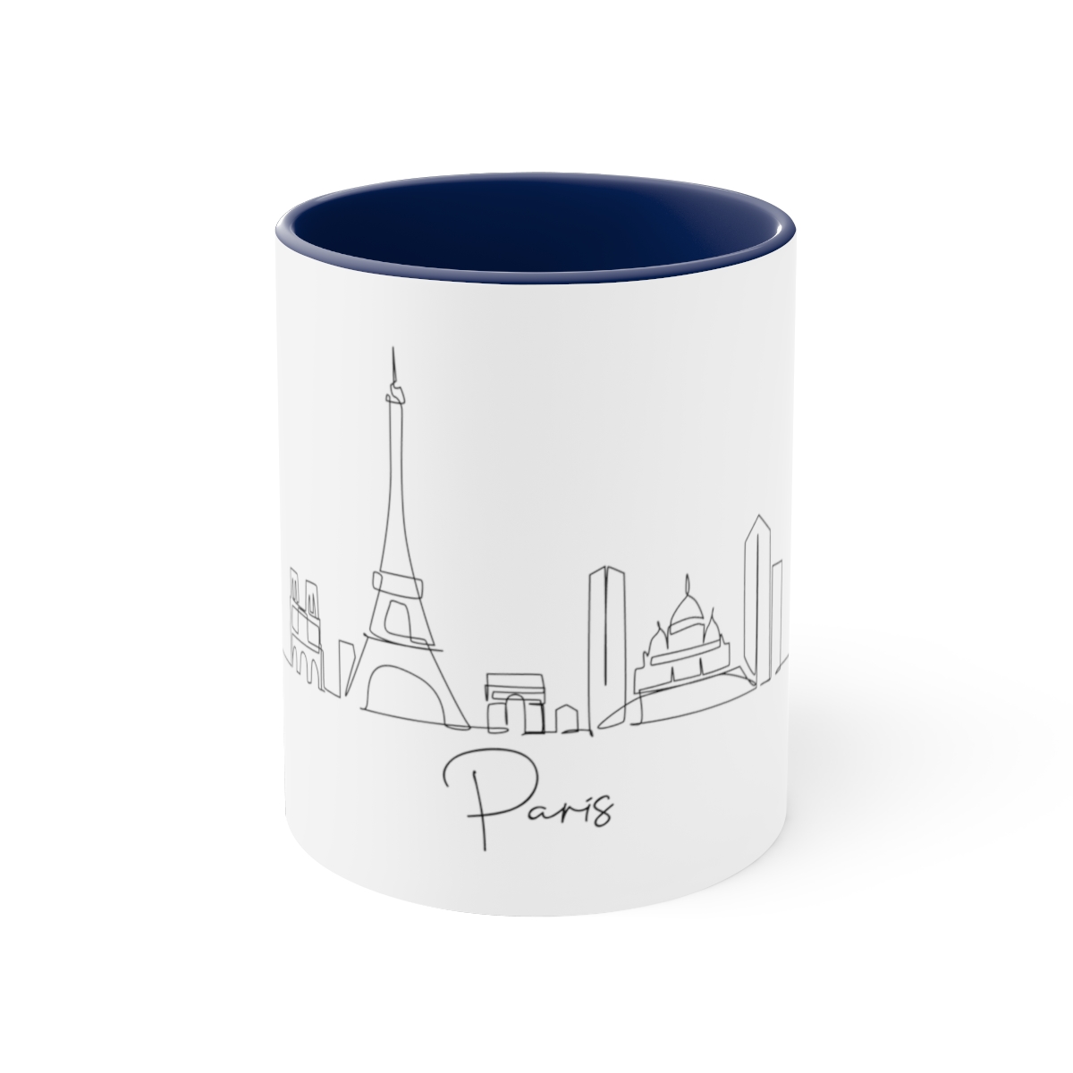 Paris City Skyline France Accent Mug 11oz Ceramic - Image 9