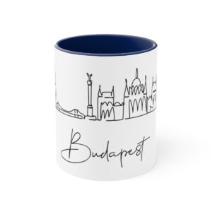 Budapest City Skyline Hungary Accent Mug 11oz Ceramic