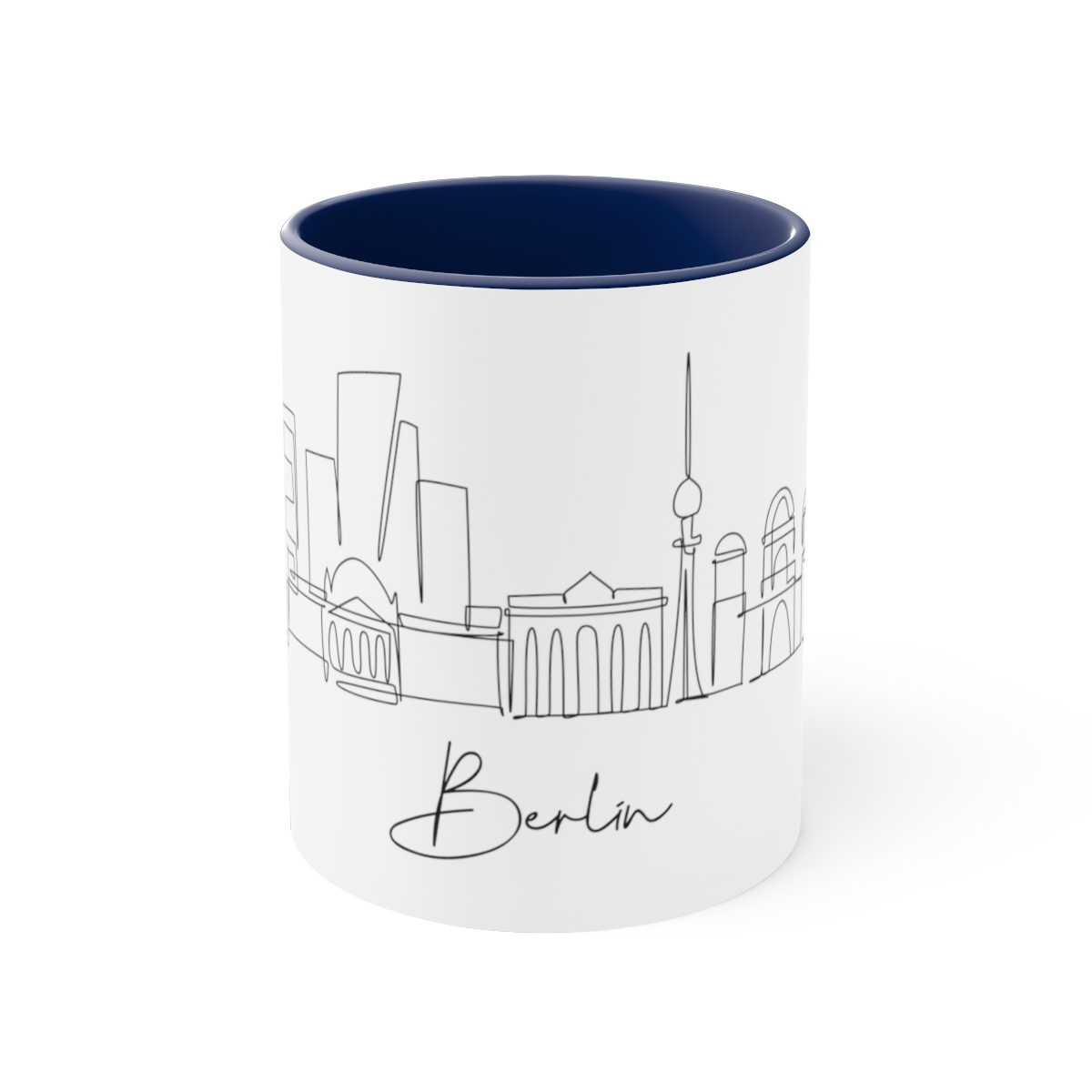 Berlin City Skyline 2 Germany Accent Mug 11oz Ceramic - Image 9