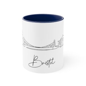 Bristol City Skyline Accent Mug 11oz Ceramic
