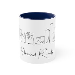 Grand Rapids City Skyline Accent Mug 11oz Ceramic