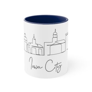 Iowa City Skyline Accent Mug 11oz Ceramic