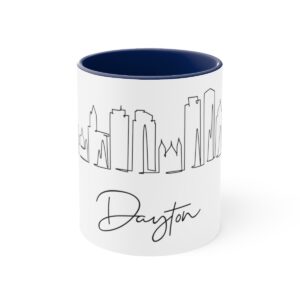 Dayton City Skyline Accent Mug 11oz Ceramic