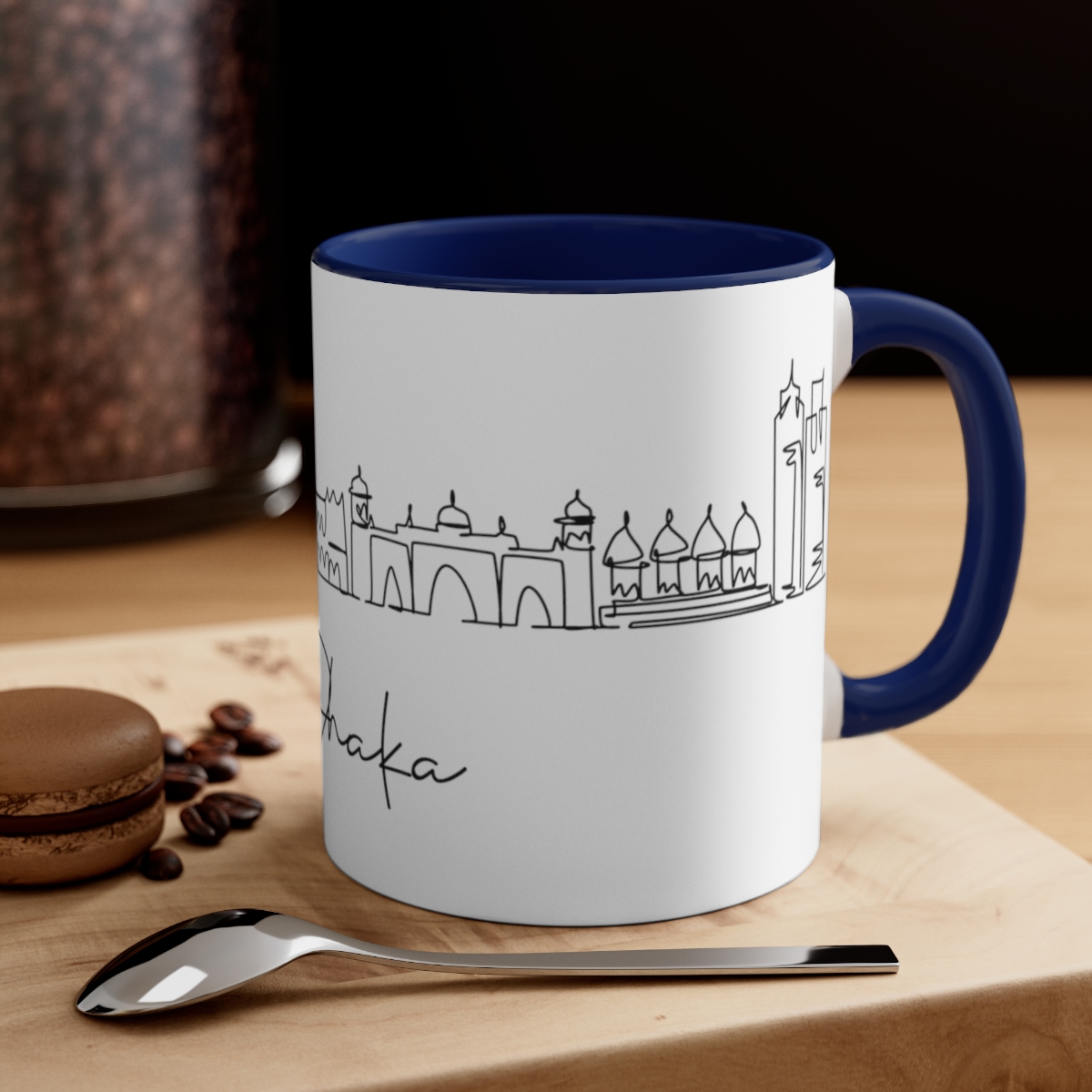 Dhaka City Skyline Bangladesh Accent Mug 11oz Ceramic - Image 12
