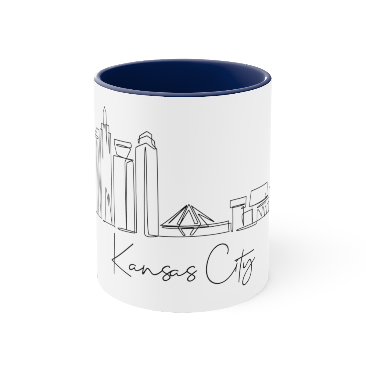 Kansas City Skyline Accent Mug 11oz Ceramic - Image 9