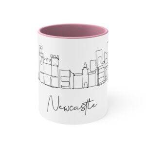 Newcastle City Skyline Accent Mug 11oz Ceramic