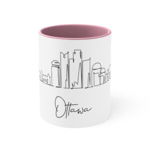 Ottawa City Skyline Canada Accent Mug 11oz Ceramic