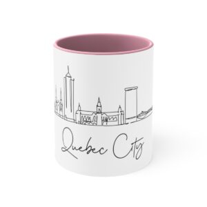 Quebec City Skyline Canada Accent Mug 11oz Ceramic