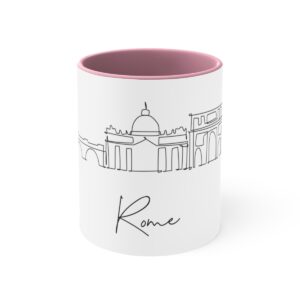 Rome City Skyline Italy Accent Mug 11oz Ceramic