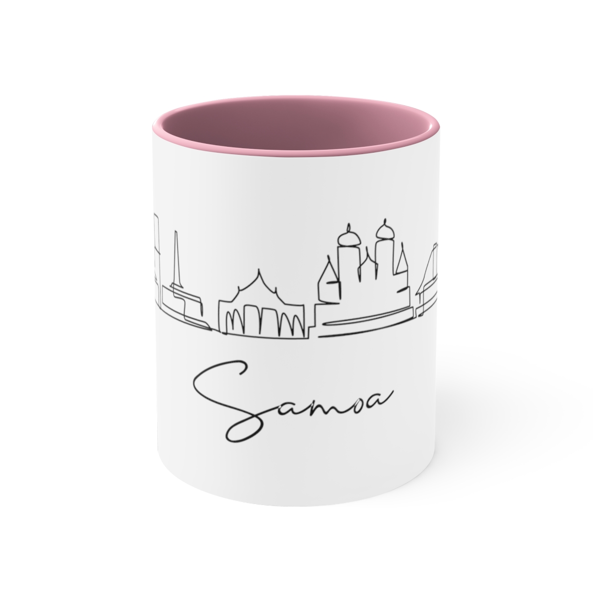 Samoa City Skyline Oceania Accent Mug 11oz Ceramic - Image 13