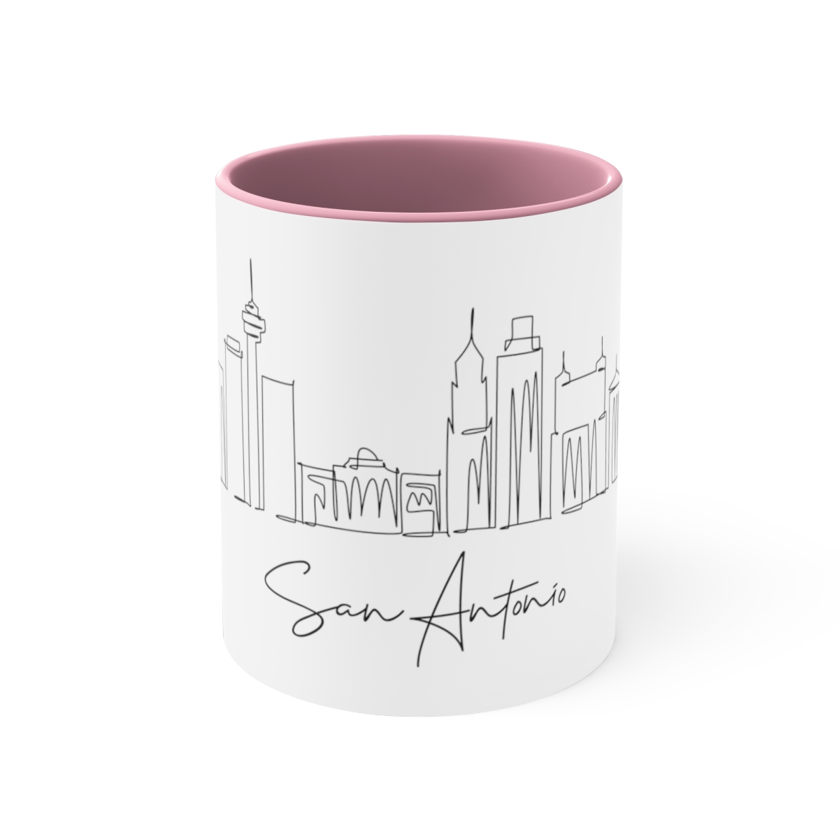 San Antonio City Skyline Accent Mug 11oz Ceramic - Image 13