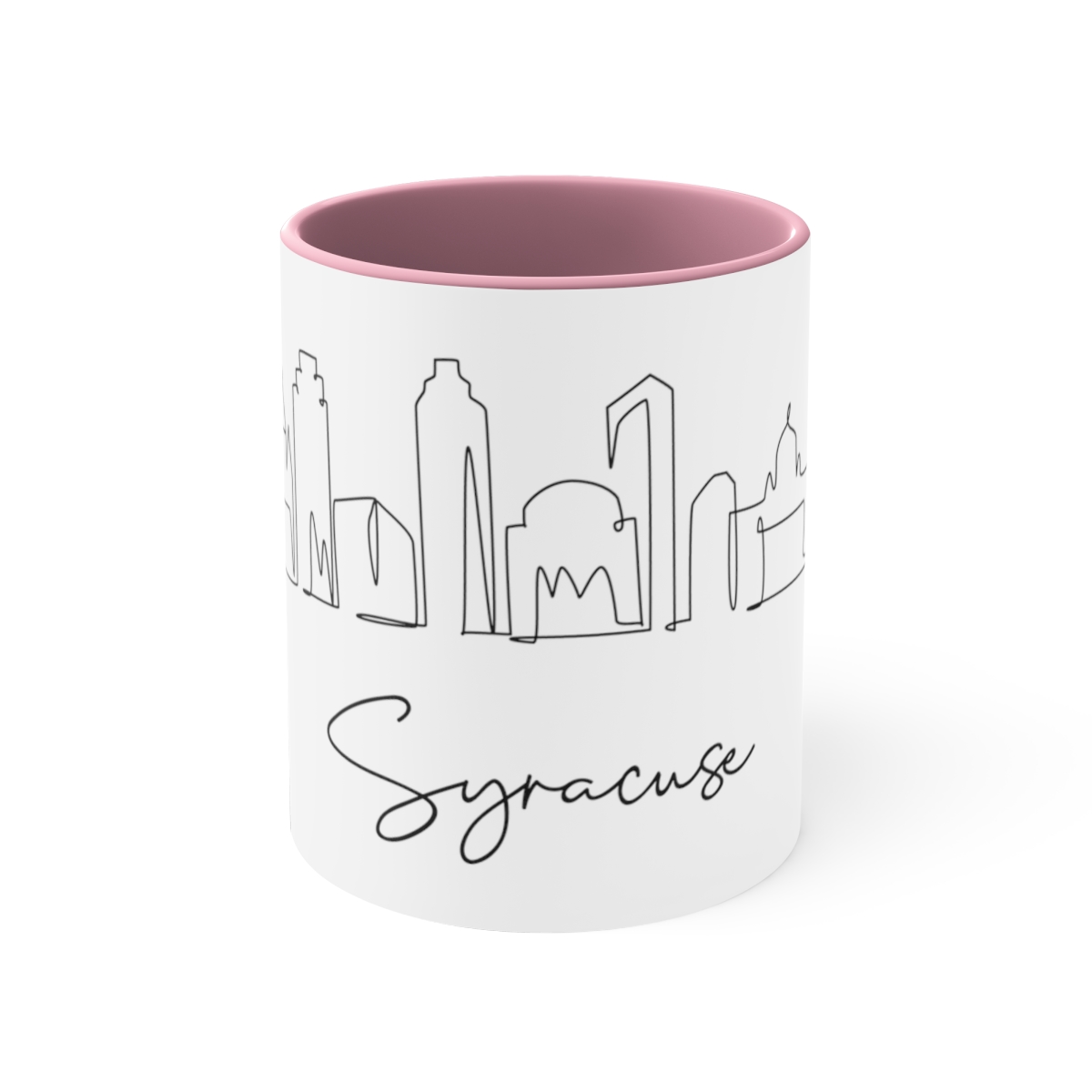 Syracuse City Skyline New York Accent Mug 11oz Ceramic - Image 13
