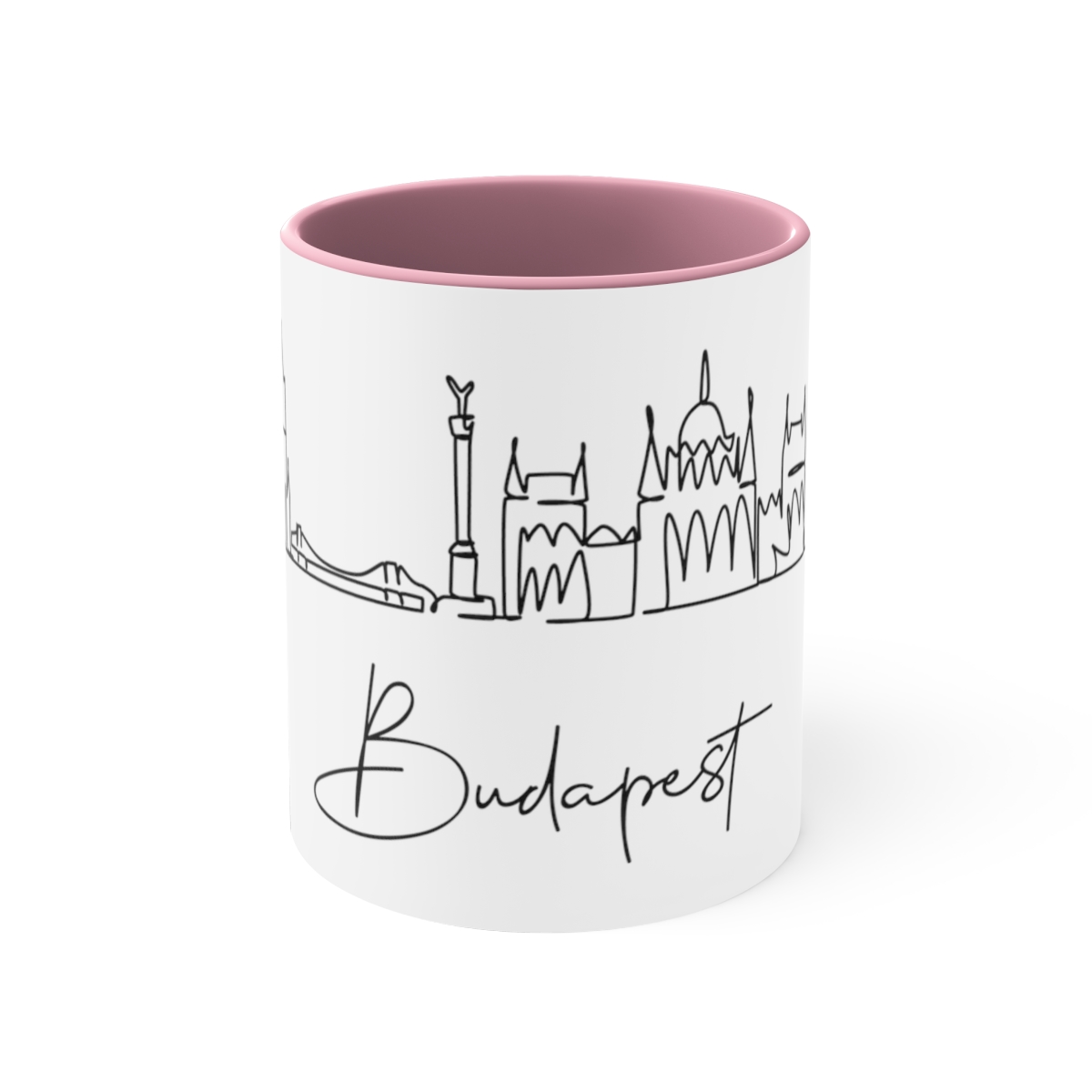 Budapest City Skyline Hungary Accent Mug 11oz Ceramic - Image 13