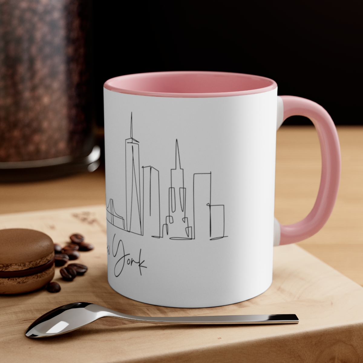 New York Skyline Accent Mug 11oz Ceramic - Image 20