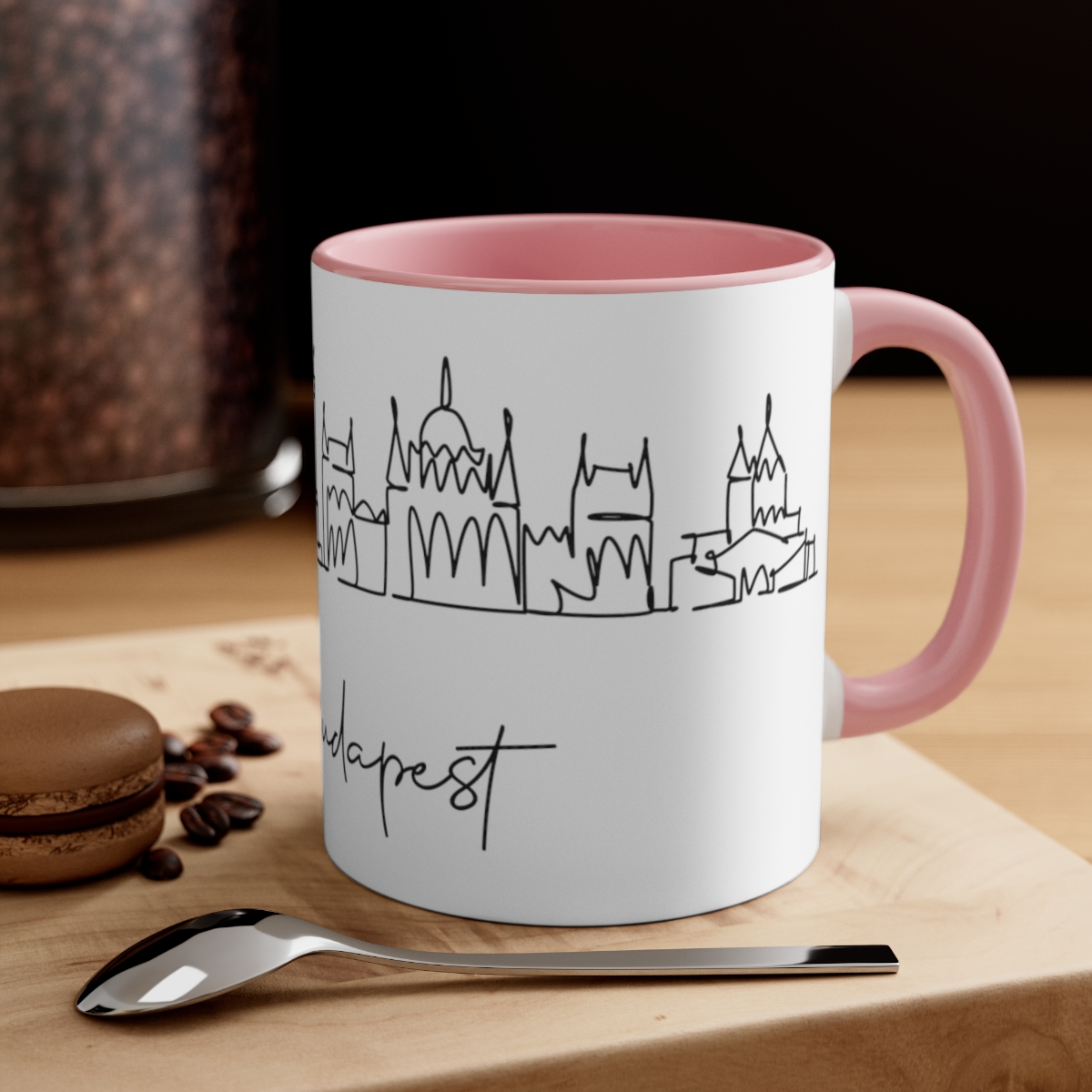 Budapest City Skyline Hungary Accent Mug 11oz Ceramic - Image 16
