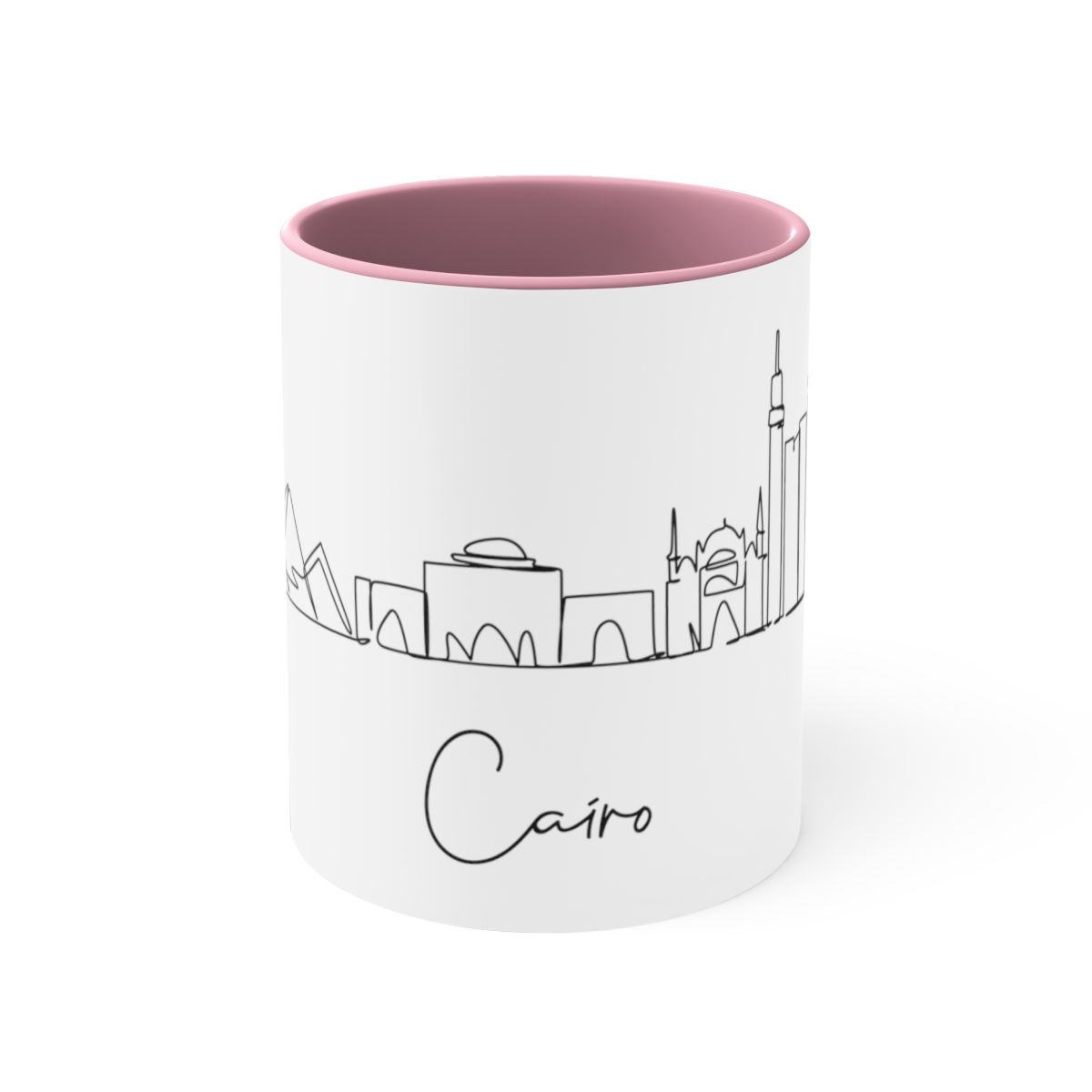 Cairo City Skyline Egypt Accent Mug 11oz Ceramic - Image 13