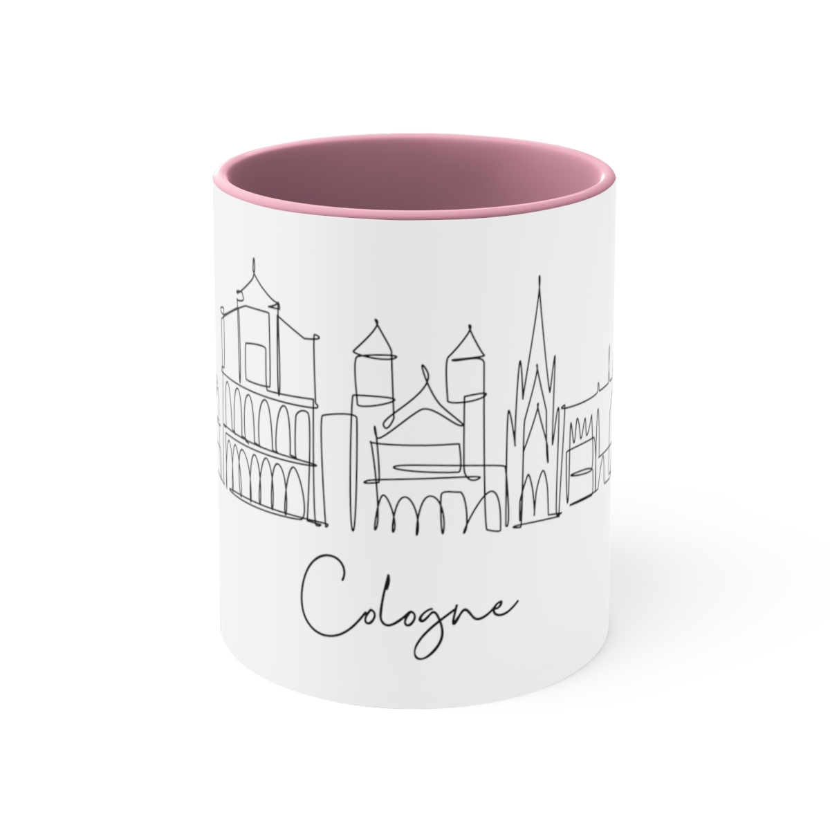 Cologne City Skyline Accent Mug 11oz Ceramic - Image 13