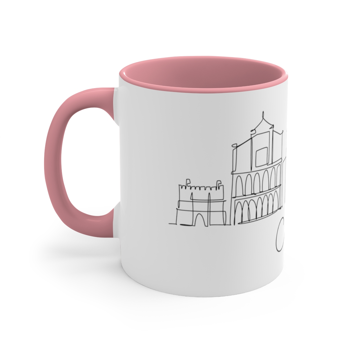 Cologne City Skyline Accent Mug 11oz Ceramic - Image 14