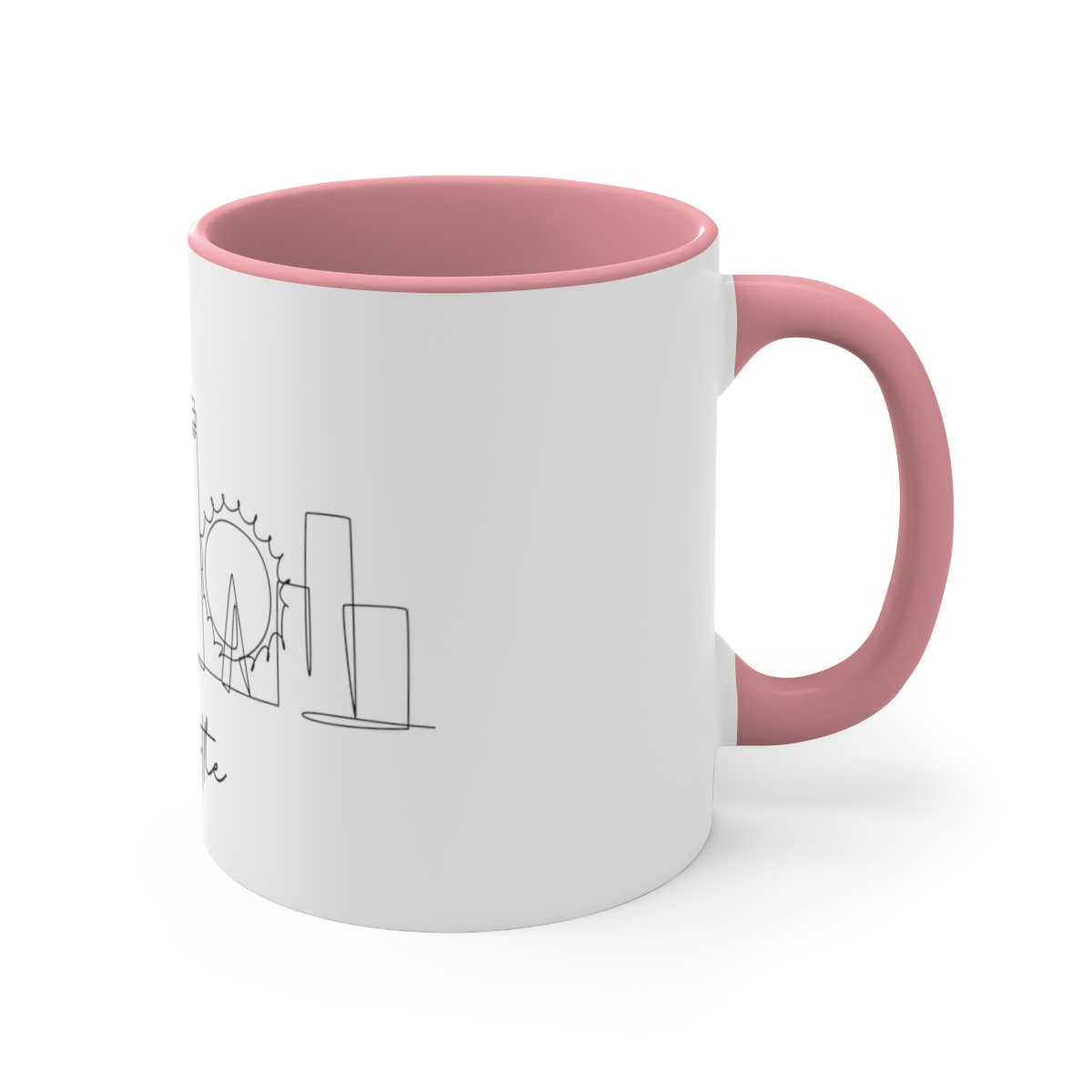 Seattle City Skyline Accent Mug 11oz Ceramic - Image 3