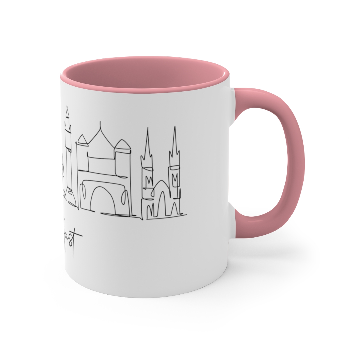 Belfast City Skyline Accent Mug 11oz Ceramic - Image 19