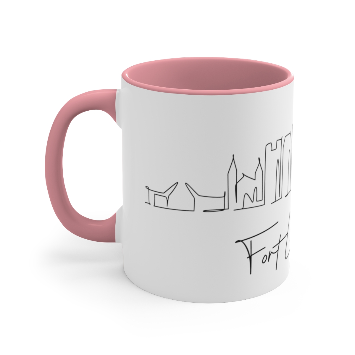 Fort Lauderdale City Skyline 1 Accent Mug 11oz Ceramic - Image 18