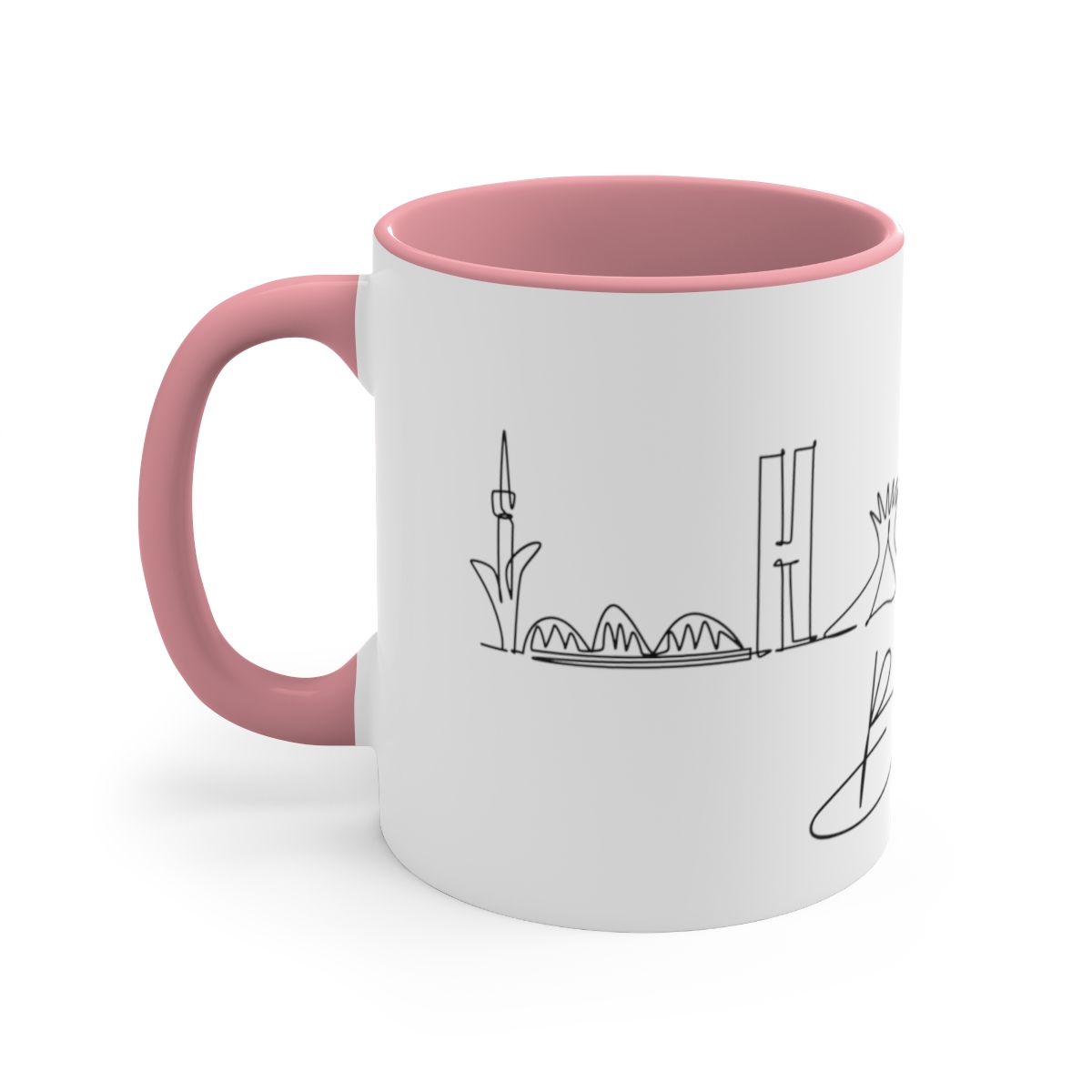 Brasilia City Skyline Brazil Accent Mug 11oz Ceramic - Image 14